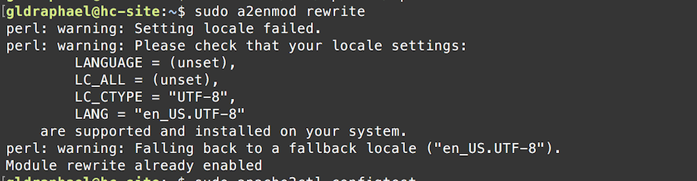 SSH Error Screenshot
